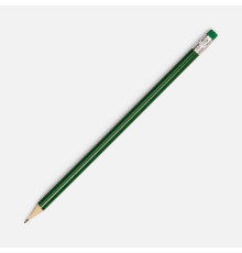 Карандаш простой Hand Friend с ластиком, зеленый