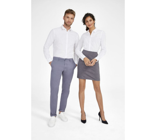 Рубашка женская Becker Women, темно-серая с белым