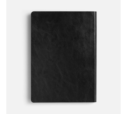 Ежедневник Doppio, недатированный, черный с серым