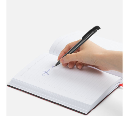 Ручка шариковая Clear Solid, черная