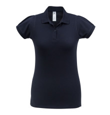 Рубашка поло женская Heavymill темно-синяя