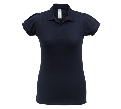 Рубашка поло женская Heavymill темно-синяя
