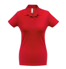 Рубашка поло женская ID.001 красная