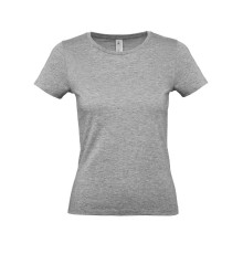 Футболка женская E150, серый меланж