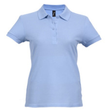 Рубашка поло женская Passion 170, голубая