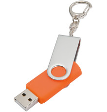 Флешка Twist, оранжевая, 16 Гб