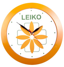 Часы настенные Vivid Large, оранжевые