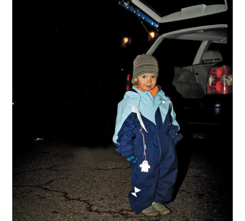 Светоотражатель «Квадрат», неон-желтый