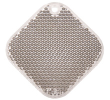 Светоотражатель «Квадрат», белый